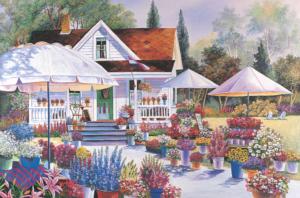 Flower House Cabin & Cottage Jigsaw Puzzle By Tomax Puzzles