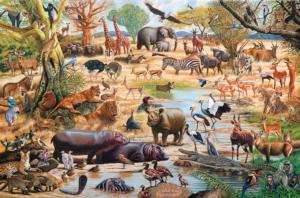 African Paradise Africa Jigsaw Puzzle By Tomax Puzzles