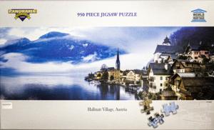 Hallstatt Village, Austria Seascape / Coastal Living Panoramic Puzzle By Tomax Puzzles