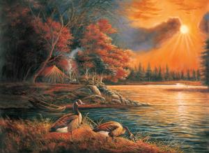 Evening Glow Sunrise & Sunset Jigsaw Puzzle By Tomax Puzzles