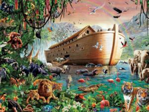 Noah's Ark Boat Impossible Puzzle By Tomax Puzzles