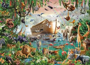 Noah's Ark Boat Impossible Puzzle By Tomax Puzzles