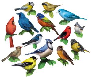 15 Birds Mini Birds Miniature Puzzle By RoseArt