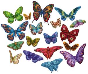 Butterflies III Butterflies and Insects Jigsaw Puzzle By RoseArt