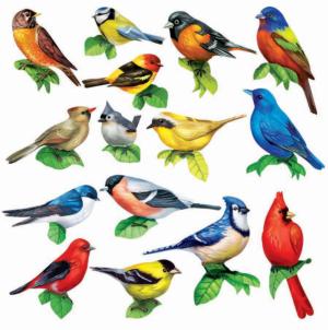 Songbirds II Collage Jigsaw Puzzle By RoseArt