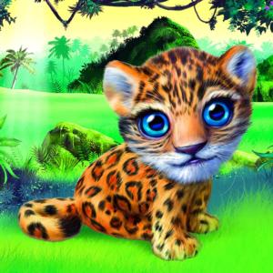 Animal Club Cube Baby Leopard Cub Jungle Animals Children's Puzzles By Lafayette Puzzle Factory