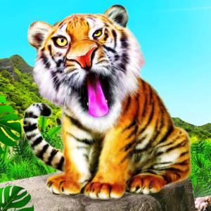 Animal Club Cube Tiger Big Cats Children's Puzzles By RoseArt