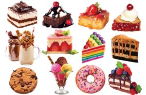 Dessert Delights I Dessert & Sweets Shaped Puzzle By RoseArt