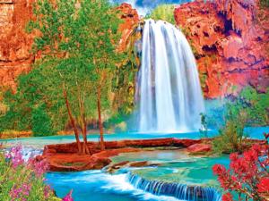 Havasu Falls AZ Waterfall Jigsaw Puzzle By RoseArt