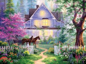 Victorian Evening - Scratch and Dent Around the House Jigsaw Puzzle By RoseArt