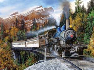 Autumn Express Trains Jigsaw Puzzle By Lafayette Puzzle Factory