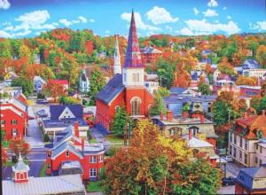 Montpelier, Vermont, Townscape Cities Jigsaw Puzzle By Lafayette Puzzle Factory