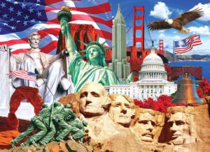 Made In America United States Jigsaw Puzzle By Lafayette Puzzle Factory