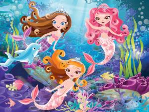 Mermaid Princess Mermaids Children's Puzzles By Lafayette Puzzle Factory