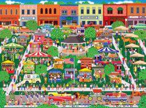 Home Country - Small Town Big Summer Fair Carnival & Circus Jigsaw Puzzle By RoseArt