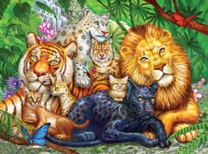 Big Cats Big Cats Jigsaw Puzzle By RoseArt