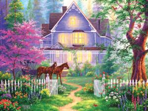 Victorian Evening Around the House Jigsaw Puzzle By RoseArt