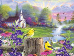 Sunday Morning Lakes / Rivers / Streams Jigsaw Puzzle By Lafayette Puzzle Factory