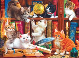 Library Mischief Library / Museum Jigsaw Puzzle By Lafayette Puzzle Factory