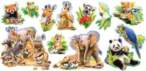 Jungle Selfies Elephant Miniature Puzzle By RoseArt