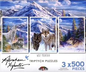 Wolf Mountain Snow Jigsaw Puzzle By Lafayette Puzzle Factory