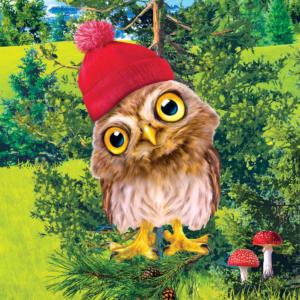 Baby Owl Birds Jigsaw Puzzle By RoseArt