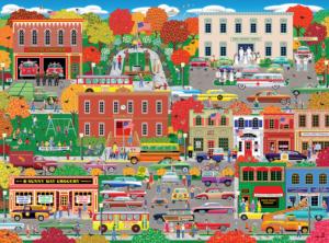 Home Country - Everyday Heroes Americana & Folk Art Jigsaw Puzzle By Lafayette Puzzle Factory