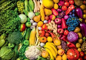 Rainbow Superfoods Fruit & Vegetable Jigsaw Puzzle By Kodak