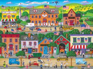 Hometown Heroes - Scratch and Dent Americana Jigsaw Puzzle By RoseArt