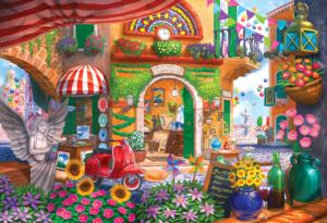 Little Italian Curiousity Shop Shopping Jigsaw Puzzle By Kodak