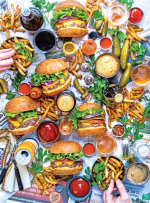Burger Tray Food and Drink Jigsaw Puzzle By RoseArt