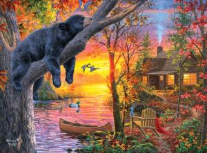 Sleepy Cabin & Cottage Jigsaw Puzzle By RoseArt