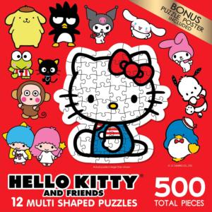 Hello Kitty Children's Cartoon Shaped Pieces By RoseArt