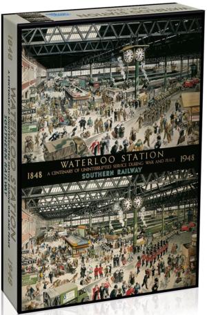 Waterloo Station United Kingdom Jigsaw Puzzle By Gibsons