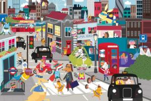 Superhero City Superheroes Children's Puzzles By Gibsons