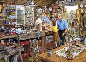 Grandad's Workshop Around the House Large Piece By Gibsons
