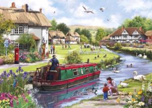 Swanning Along Lakes & Rivers Jigsaw Puzzle By Gibsons