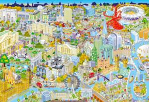 London from Above London & United Kingdom Jigsaw Puzzle By Gibsons