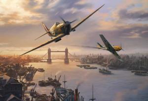 Spitfire Skirmish Military Jigsaw Puzzle By Gibsons