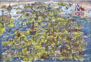 Beautiful Britain London & United Kingdom Jigsaw Puzzle By Gibsons