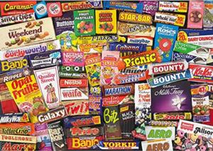 Sweet Memories of the 1980s (New Box) Candy Jigsaw Puzzle By Gibsons