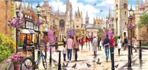 Cambridge United Kingdom Panoramic Puzzle By Gibsons