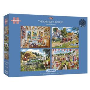 The Farmer's Round Around the House Jigsaw Puzzle By Gibsons