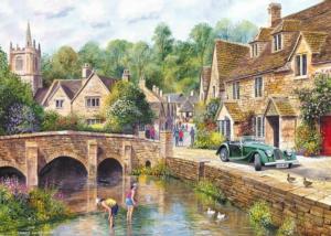 Castle Combe Bridges Jigsaw Puzzle By Gibsons