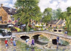 Bourton on the Water Lakes / Rivers / Streams Jigsaw Puzzle By Gibsons