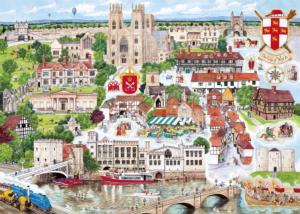 York Europe Jigsaw Puzzle By Gibsons