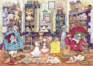 Bark’s Books Books & Reading Jigsaw Puzzle By Gibsons