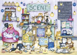 Scent Cats Jigsaw Puzzle By Gibsons