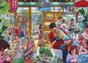 Furry Friends Shopping Jigsaw Puzzle By Gibsons