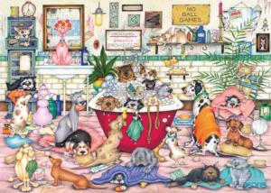Bert's Bath Night Around the House Jigsaw Puzzle By Gibsons